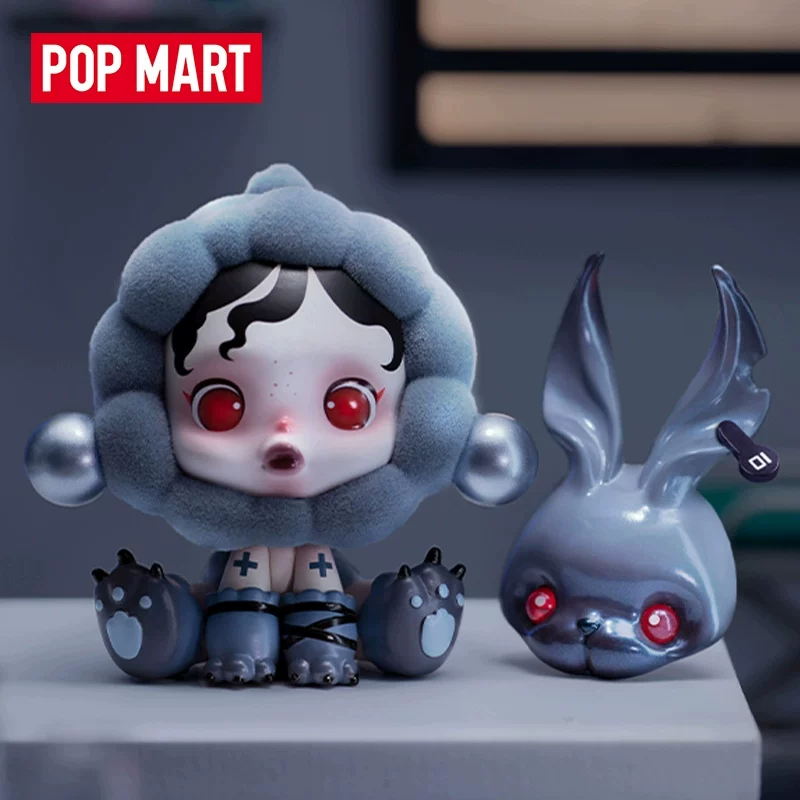 [POPMART泡泡玛特SKULLPANDA食梦动物盲盒 sp7代潮流手办摆件礼物]
