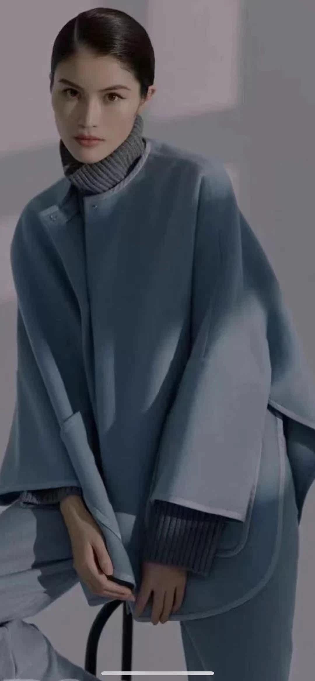 He Sui with the same U.S. warehouse AB American buy loro piana LP ladies coat cloak FAI8446