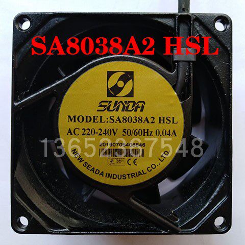 8cm cm AC fan Taiwan SUNDA cooling fan SA8038A2 HSL HBL