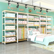 Simple home textile shop four-piece shelf Pillow summer quilt core fabric display rack bedding display cabinet