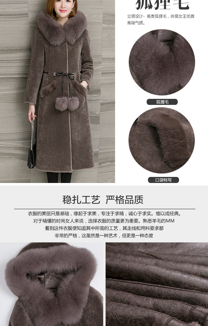 Manteau de fourrure femme - Ref 3174597 Image 8