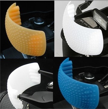Single-eye camera built-in flash soft light cover tri-color hood adjustable inner flash color hood white orange blue 3 colors