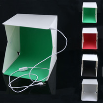 Button folding portable LED mini photo shed flexlight box light box small Easy shoot with switch connecting wire