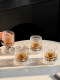 Light Luxury and High-End Diamond Whiskey Glass, Rotating Glass, Tumbler, Stress-Relief Crystal Wine Glass, Beer Glass