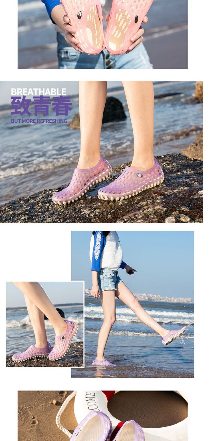 Dép Baotou nam 2019 mới hè hè ngoài trời sandal cá tính thời trang mang dép đế mềm lưới - Sandal giày tăng chiều cao nam