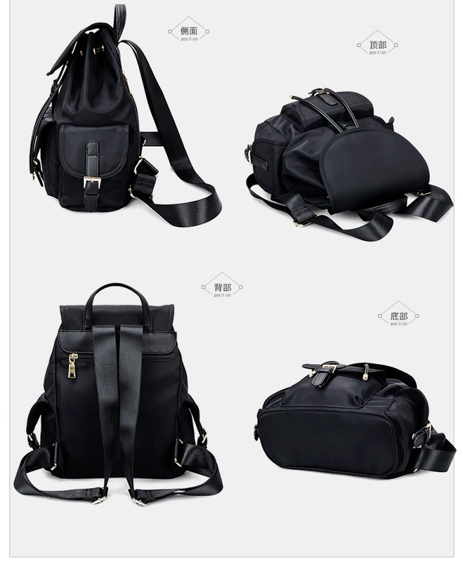 FORUNS mới ba lô nhỏ ba lô nylon nữ phiên bản Hàn Quốc của túi xách vải mini giản dị Túi vải Oxford - Ba lô balo đi học nam