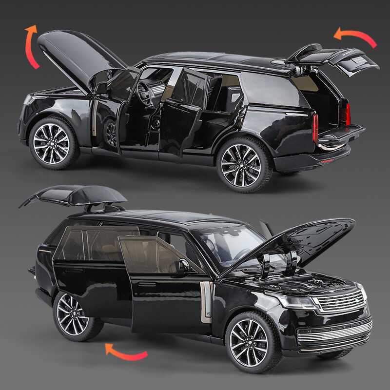 Land Rover Range Rover Sv 2022 Model Simulation Off-Road Vehicle Metal Toy Car Suv Defender Boys' Collectible Gift