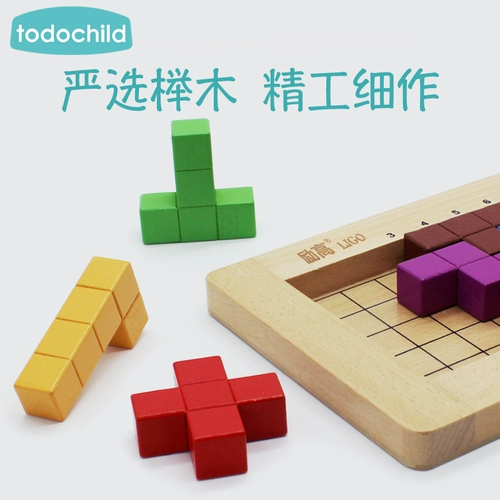 Тетрис, интеллектуальная игрушка, головоломка, конструктор, мозговой штурм, подарок на день рождения