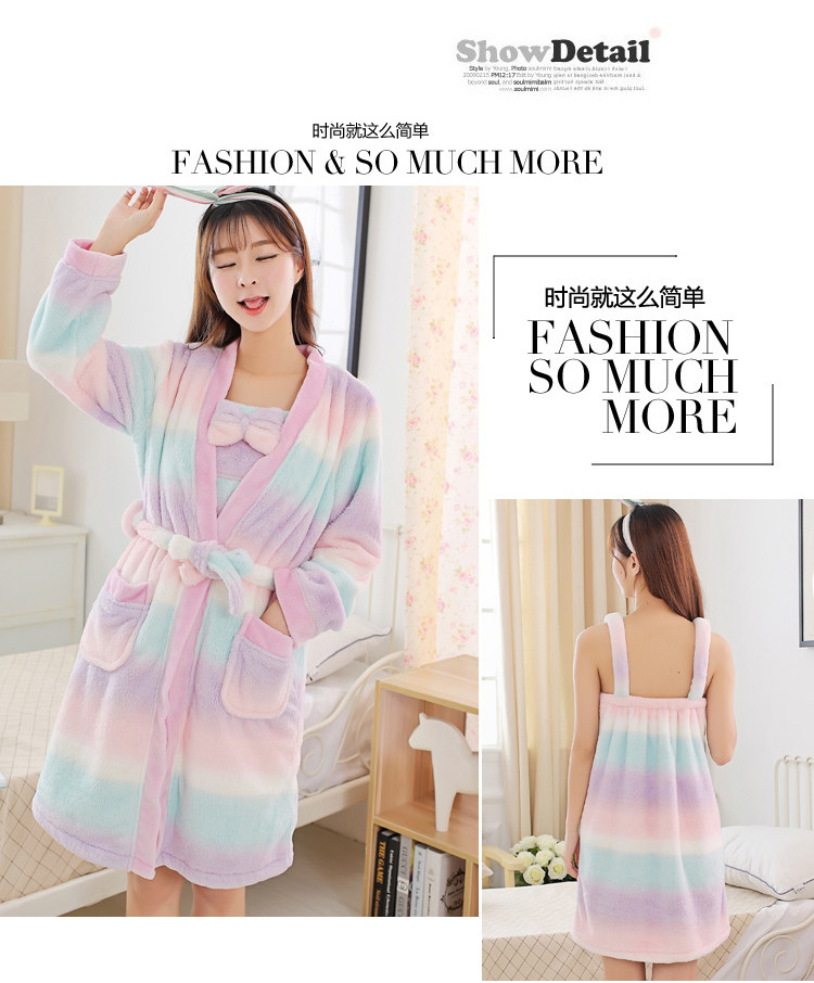 Peignoir jeunesse Arc-en-robe deux pièces - Ref 602666 Image 27