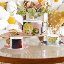 Anna 16 points bone porcelain English afternoon tea set set Nordic coffee cup European small luxury small exquisite ceramics
