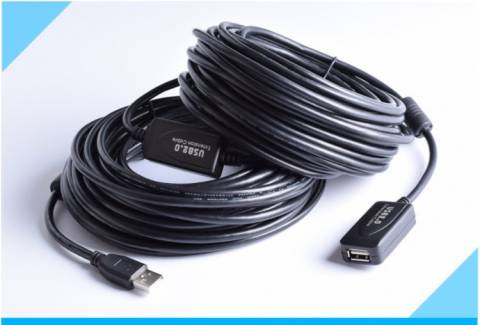 PC USB cáp mở rộng camera, 5 m, 10 m cáp mở rộng với một bộ khuếch đại tín hiệu, USB nam và đầu nữ - USB Aaccessories quạt để bàn làm việc