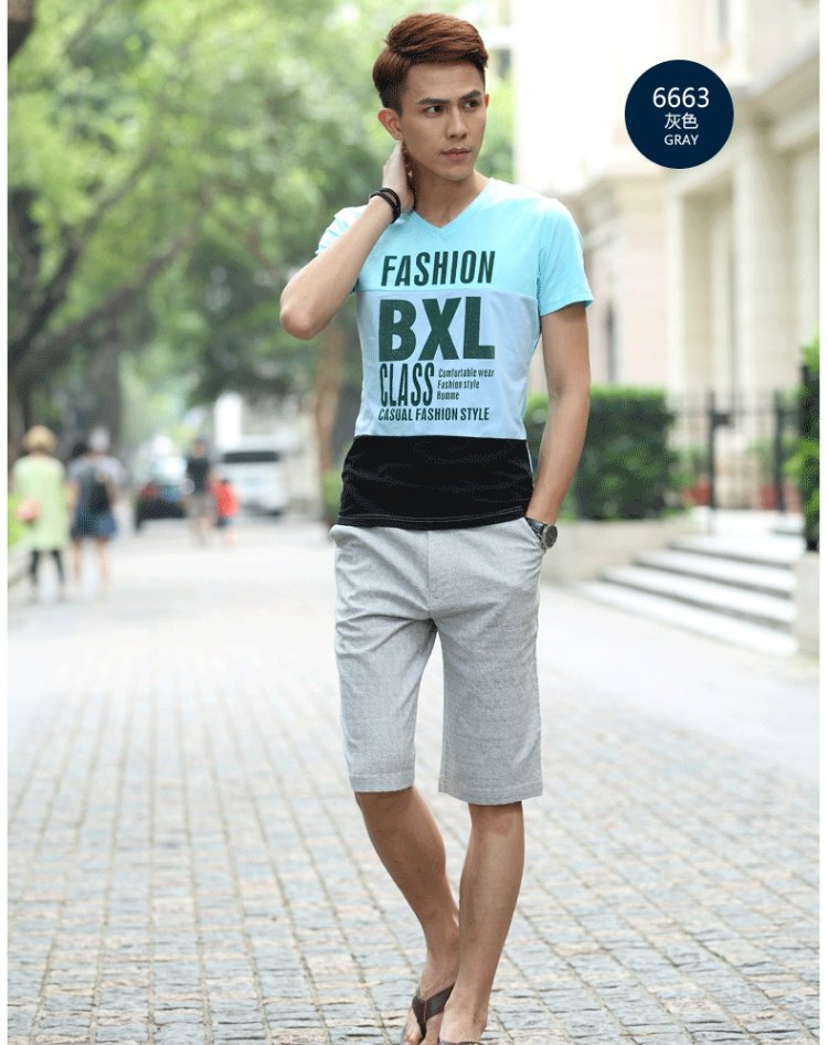 Quần short nam Năm quần thun có kích thước lớn mùa hè mỏng Phần vải cotton châu Á giản dị thả lỏng quần bó sát quần đùi