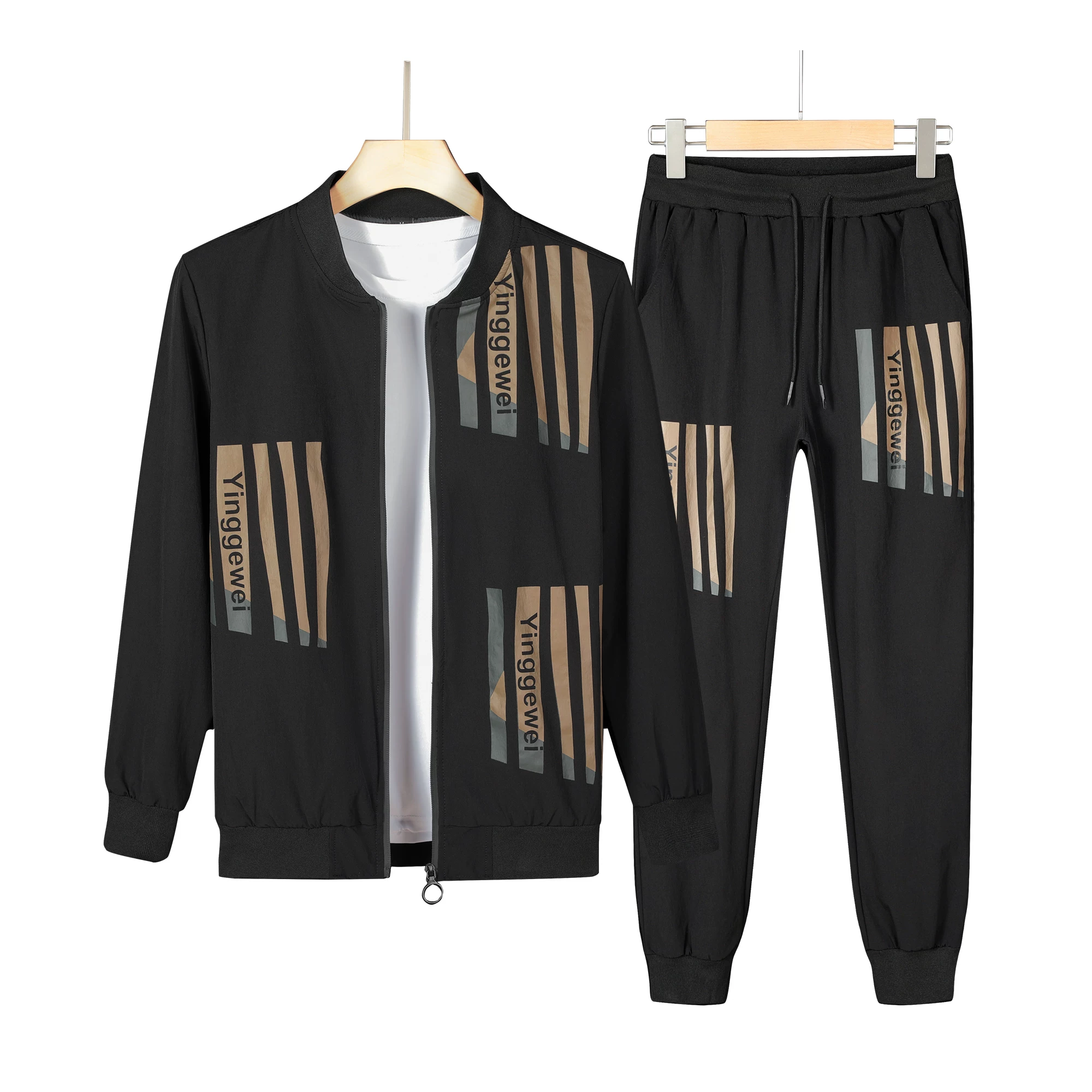 Осенний спортивный костюм тенденции, бейсболка jacket, повседневные брюки, комплект, коллекция 2021 года, корейский стиль
