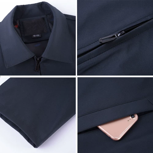 Мужская весенняя осенняя куртка, для среднего возраста