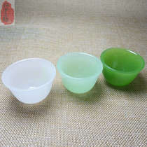 Imitation jade porcelain cup Jasper porcelain cup kung fu tea cup small wine cup tea set wine cup