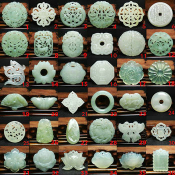 36 types of xiu jade pendants, retro hanfu jade pendants for women