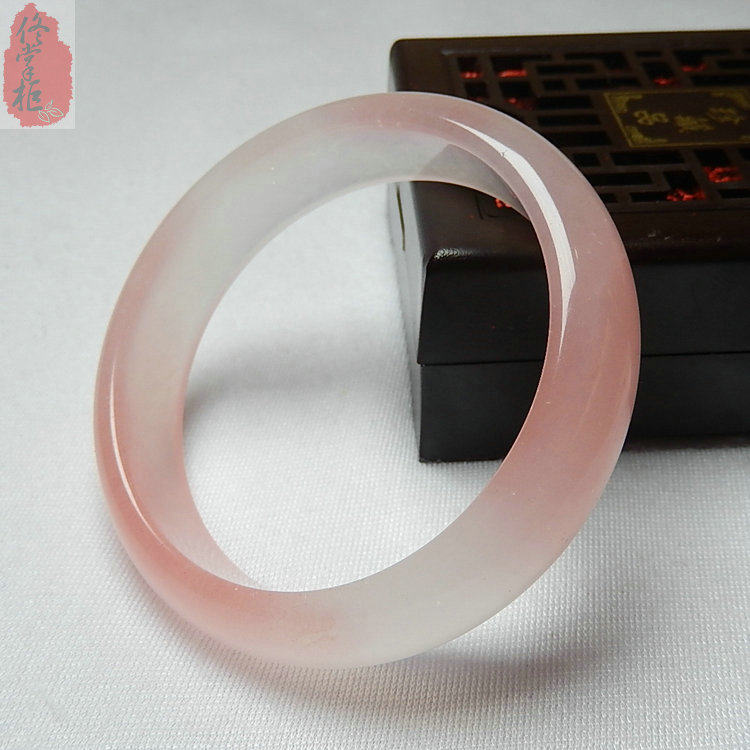 Jade bracelet girl with ice pink gold silk jade bracelet emerald glutinous ice and Tian Yuou pink jade bracelet children