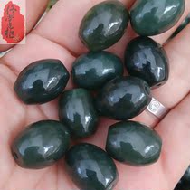 Natural and field jade beads Loose Bead Green Jade Casket Pearl Jade Loose Pieces Jade Bracelet Handcrafted DIY Accessories Accessories