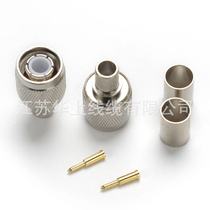 TNC-C-J5 TNC male female thread inner needle crimp 50-5 RG60 cable RF coaxial connector