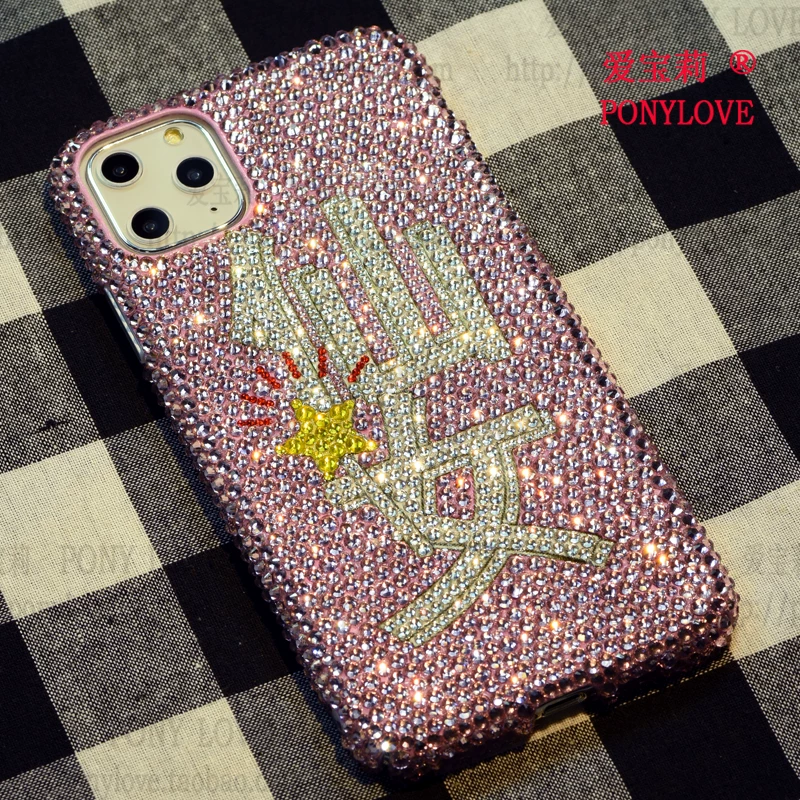 [Каменная чехол для iPhone 11 mini с кристаллами и блестками, подходит для iPhone 12/13/12 Pro/Max]