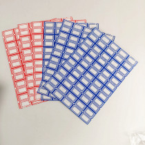 Cox paper self-adhesive label paper large medium and small red blue port paper