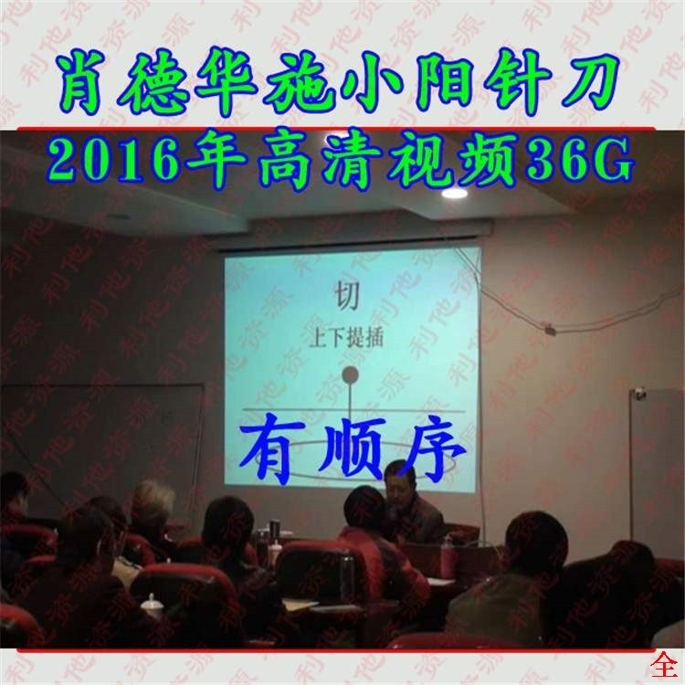 2016 Xiao Dehua Shi Xiaoyang Needle Knife Training Video 36G (with sequential version)