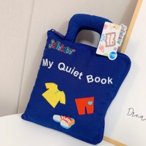 jollybaby quiet cloth book Montessori baby early to teach Cubism to not suck baby puzzle toy