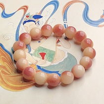 Natural blood pattern camel bone bracelet wingwen jewelry 12mm Buddha beads Tibetan