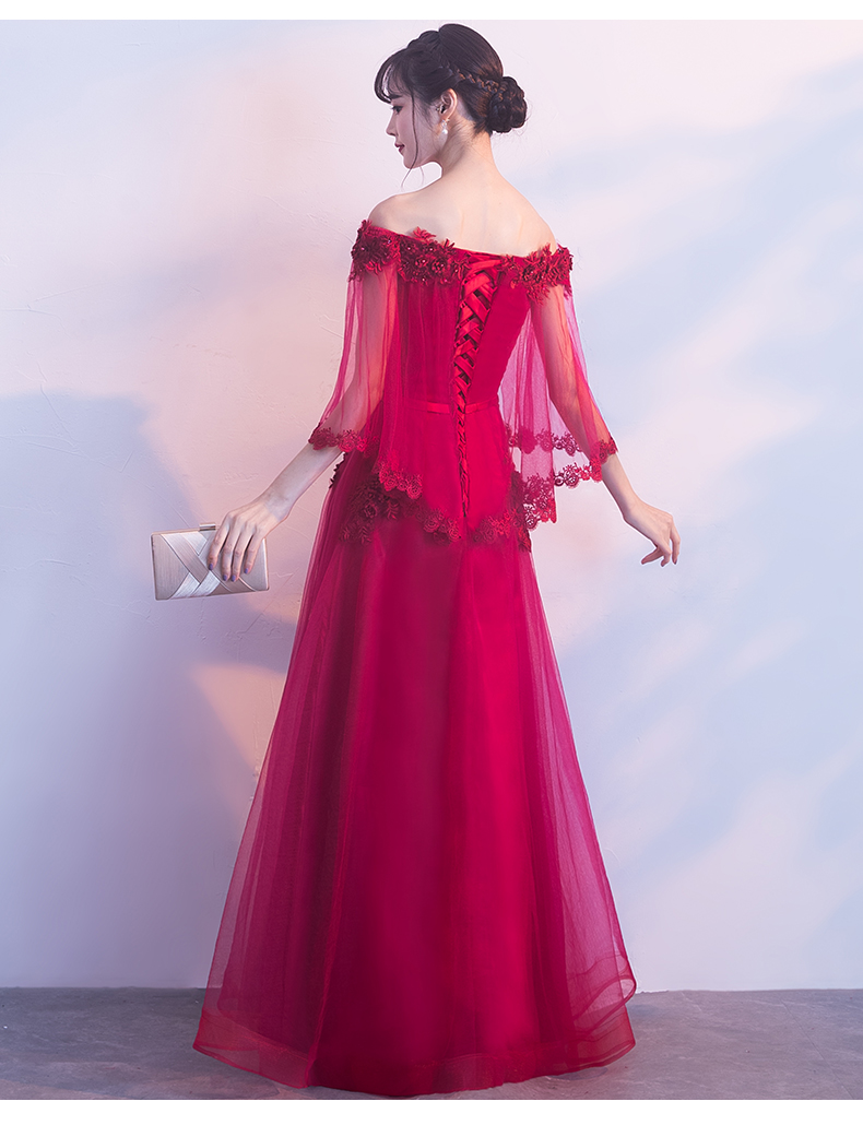 Robe du soir manche volante - Ref 3213229 Image 21