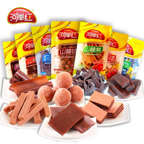 河岸红 山楂组合 1050g 天猫优惠券折后￥19.9包邮（￥29.9-10）