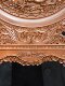 Peach Wood Dragon and Phoenix Auspicious Fortune Character Ornament Crafts Living Room Wood Carving Round Entrance Wedding Blessing Bedroom Decoration