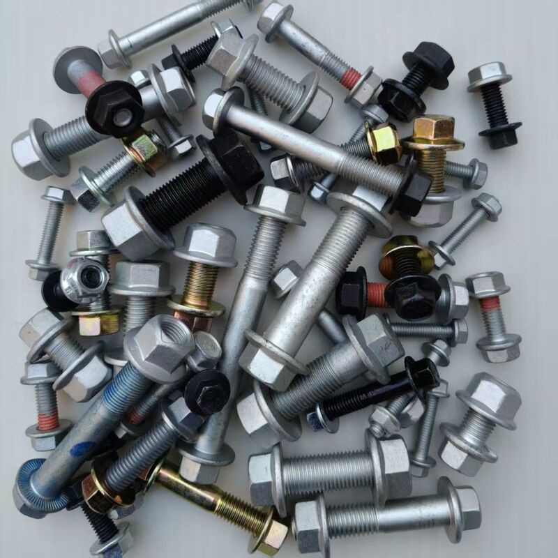 Original High-Strength Car Screws M6-M16, Mixed Set for Car Repair, Special Flange Screws and Nuts