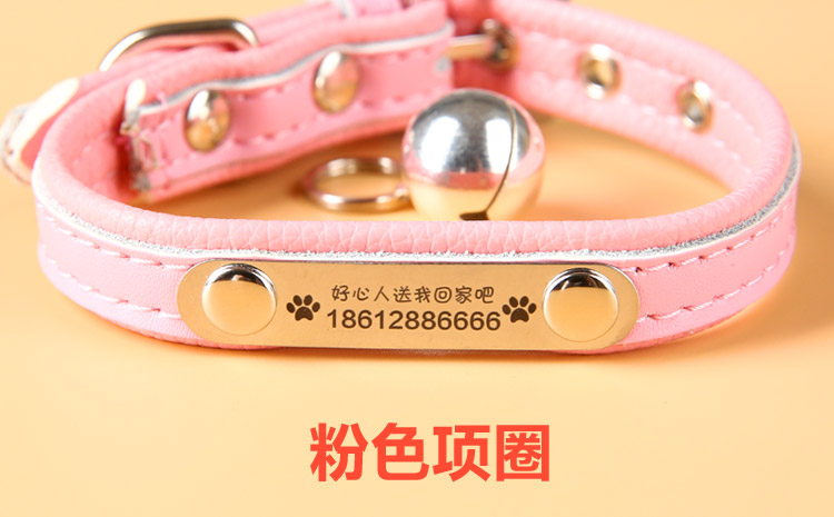 Pet tùy chỉnh chó tag thẻ mèo nhận dạng thẻ con chó con chó chuông vòng cổ Teddy thương hiệu đồ trang sức - Cat / Dog hàng ngày Neccessities bình nước du lịch cho chó