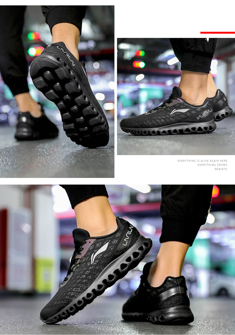 Giày thể thao nam Li Ning giày thể thao nam 2018 mới mùa thu và mùa đông da chạy giày cỡ lớn giày chạy bình thường giày bị hỏng mã giầy thể thao nữ
