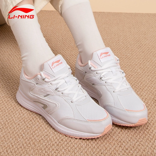 Li Ning, беговые кроссовки, амортизирующая спортивная легкая повседневная обувь, тренд сезона, женский стиль
