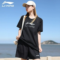 745-2 Big Logo/Black Shorts Set (один размер большего размера)