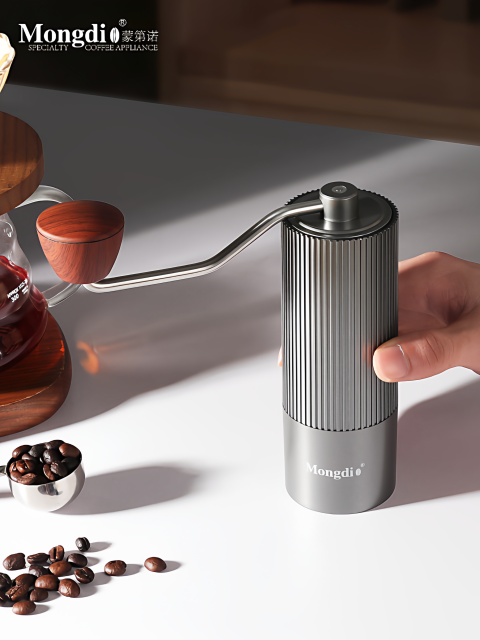 Mongdio Manual Coffee Grinder Home Use Hand-Cranked Coffee Grinder Portable Coffee Bean Grinder Coffee Grinding Tool
