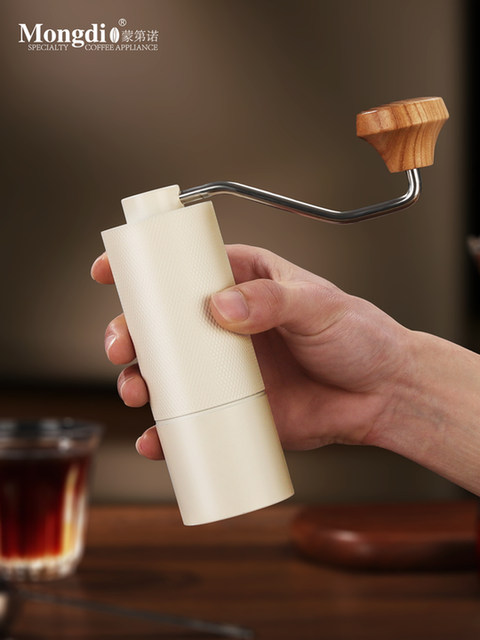 Mongdio Manual Coffee Grinder Steel Core Hand Grinder Coffee Machine Manual Coffee Bean Grinder Italian Coffee Grinding