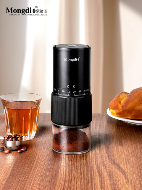 Mongdio Coffee Bean Grinder Household Electric Grinder Small Coffee Bean Grinder Handheld Grinder