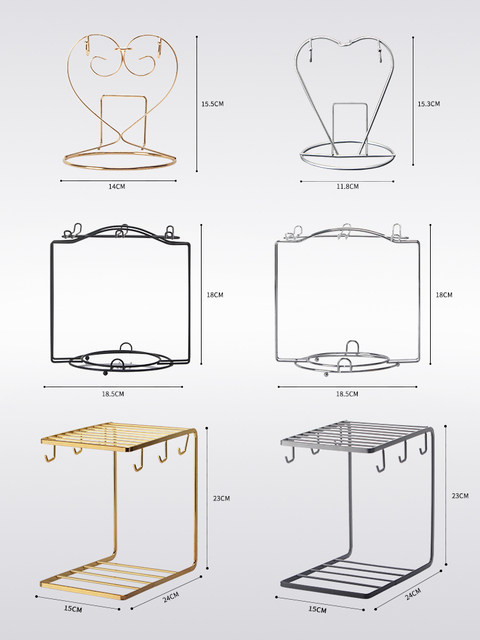 Cup Holder, Household Cup Holder, Living Room Glass Cup Draining Rack, Storage Tray, Nordic Creative Coffee Cup Storage Rack