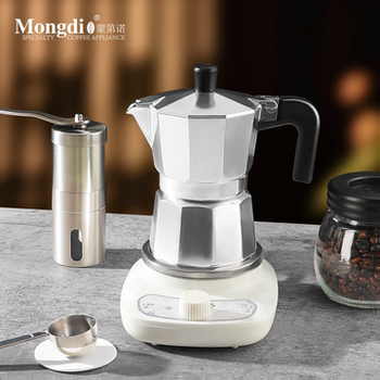 Mongdio Moka Pot Set for Home Use, Small Espresso Maker, Moka Coffee Maker