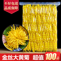 Golden silk Chrysanthemum 100 a cup of a rhubarb Chrysanthemum Huangshan Gong chrysanthemum can be paired with wolfberry lemon rose tea