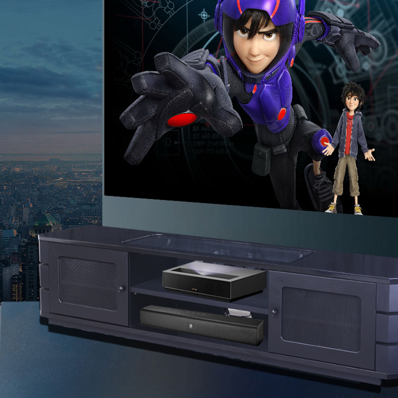 Laser TV cabinet Laser projector TV cabinet Ji Mi Hisense special telescopic short-focus cinema amplifier cabinet