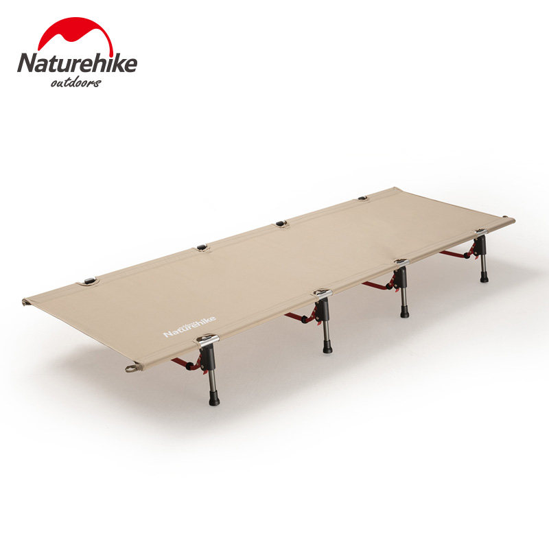 Naturehike folds into army bed portable single outdoor camping lunch aluminum alloy folding bed