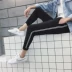 Mùa xuân co giãn Quần bó sát nam Phiên bản Hàn Quốc của xu hướng quần Harlan chân trẻ trung quần âu Quần lửng nam