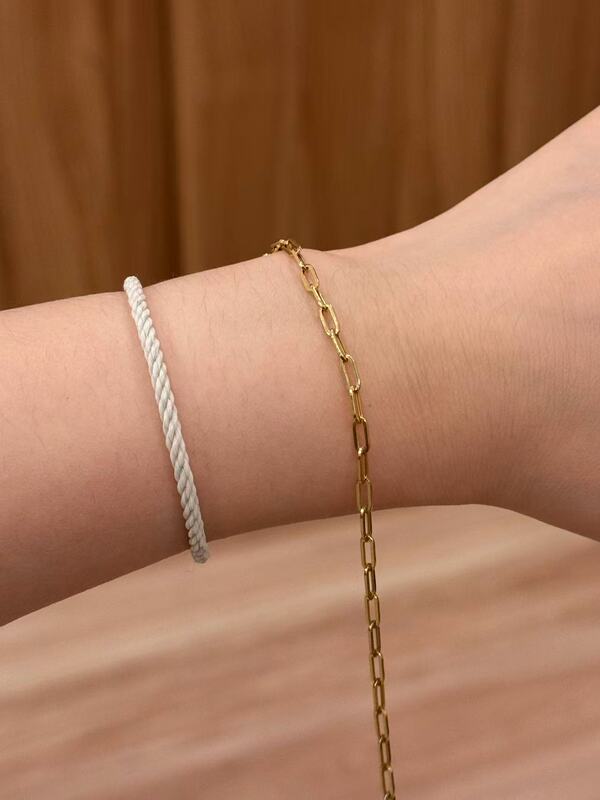Bubble Vintage Stock Paperclip Bracelet K18 Bubble Vintage Stock Paperclip Bracelet K18
