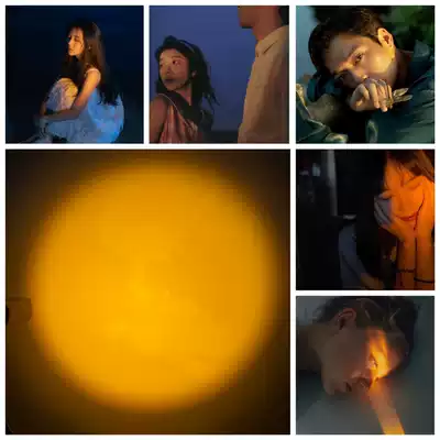 RGB zoom color photography flashlight yellow light warm light portrait photography orange light sunset sunset fill flashlight