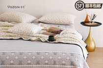 Yazan New Pint Cool Mat Adult Pure Cotton Baby Gauze Soft Mat Double Sided Breathable Sweat-Water Washable Machine Wash Soft Mat