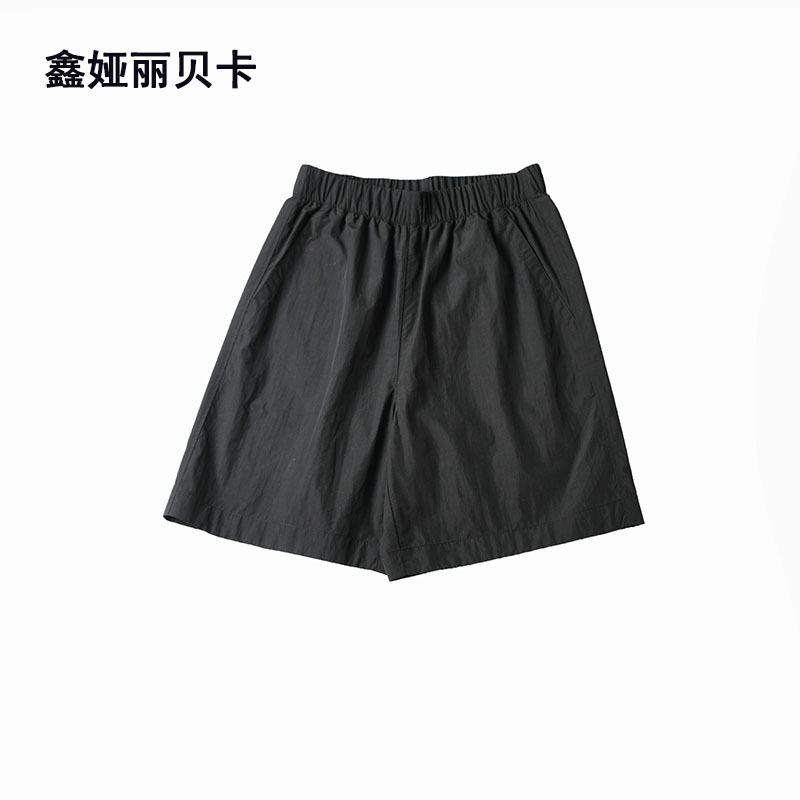 Rebecca 24060 Summer Thin Quick-Drying Cotton Breathable Comfortable Casual Slimming Quarter Pants Wide-Leg Shorts Women's Pants