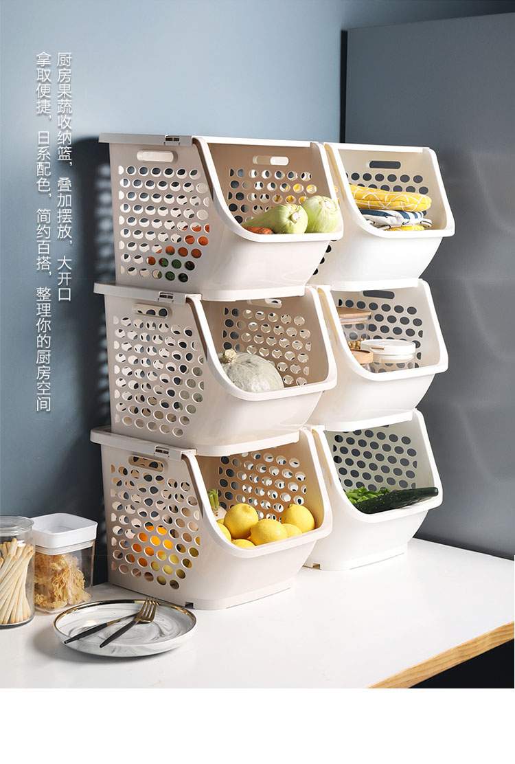 móc inox treo tường Kệ bếp sàn nhiều tầng cung cấp không gian thiết bị gia dụng nhỏ cửa hàng bách hóa trái cây giỏ rau giỏ kệ - Trang chủ kệ đựng đồ nhà bếp